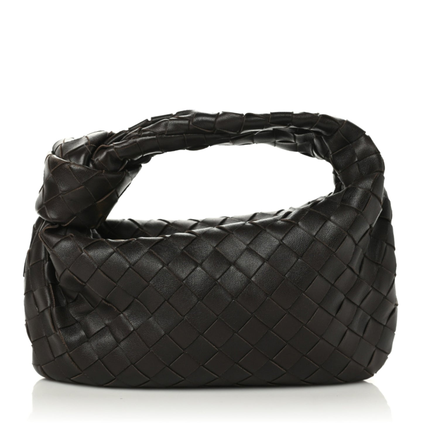 Nappa Intrecciato Mini Jodie Ebano