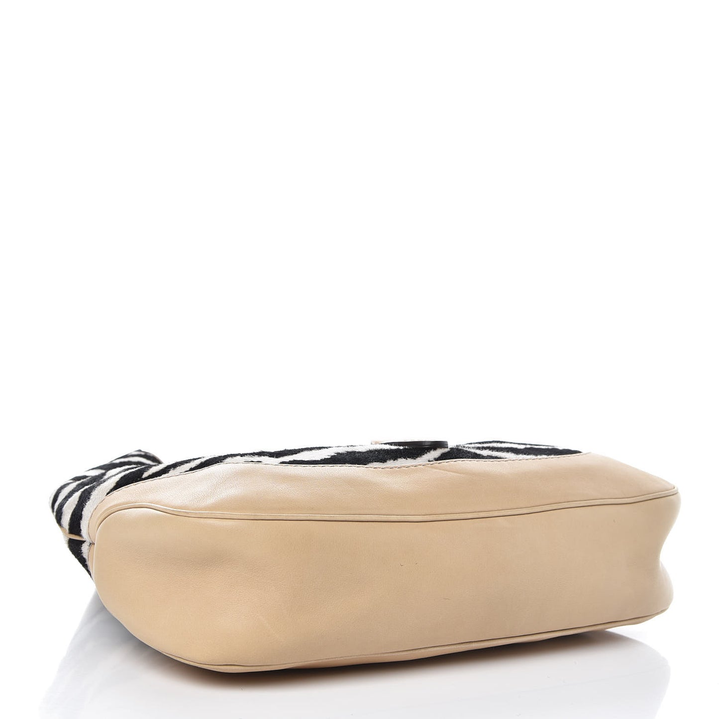 Pony Hair Zebra Print Medium Jackie Shoulder Bag