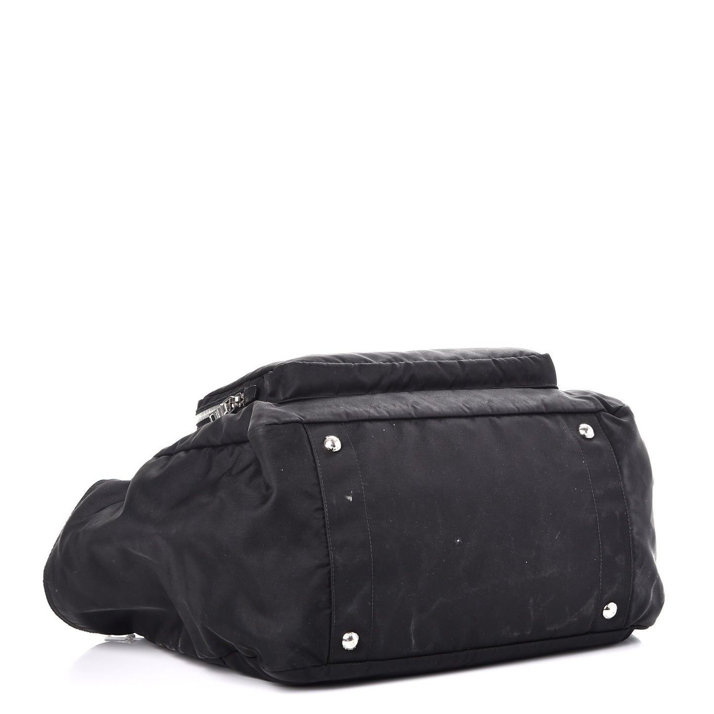 Tessuto Nylon Saffiano Diaper Bag Nero Black