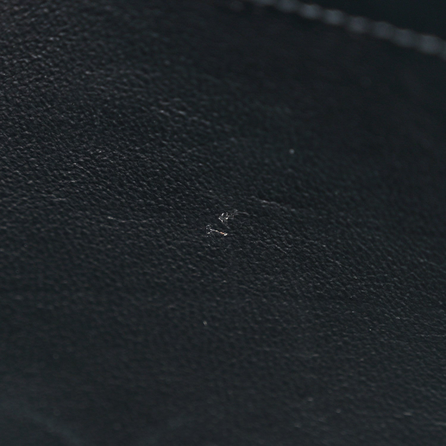 Saint Laurent Grain De Poudre Matelasse Chevron Monogram Chain Wallet Black 13 of 15