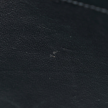 Saint Laurent Grain De Poudre Matelasse Chevron Monogram Chain Wallet Black 13 of 15