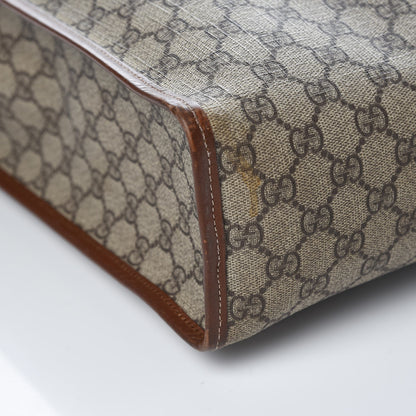 Gucci GG Plus Monogram Small Signature Web Loop Vertical Tote Light Brown 14 of 16
