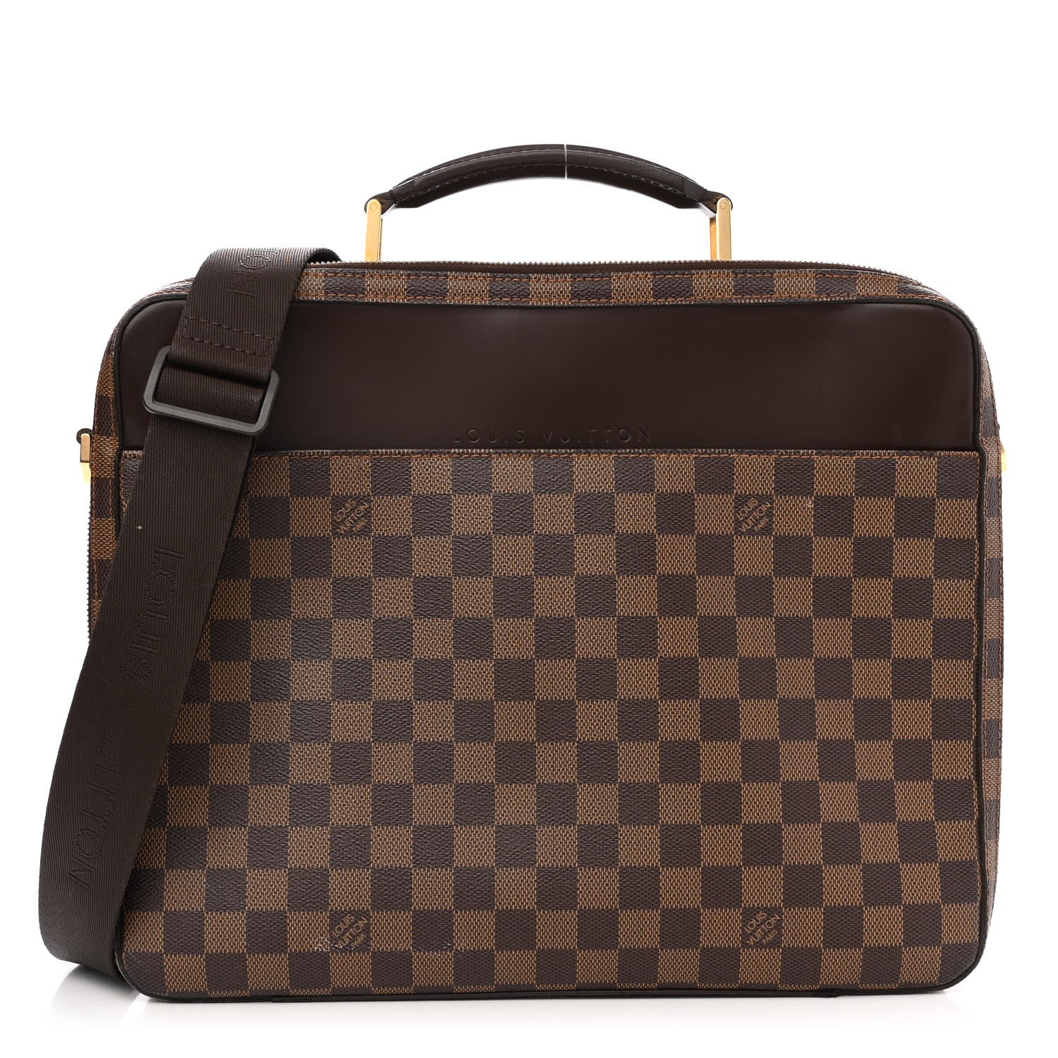 Louis Vuitton Damier Ebene Porte Ordinateur Sabana Computer Case 1 of 18