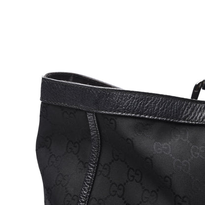 Gucci Nylon Monogram Large Abbey Tote Black 10 of 12