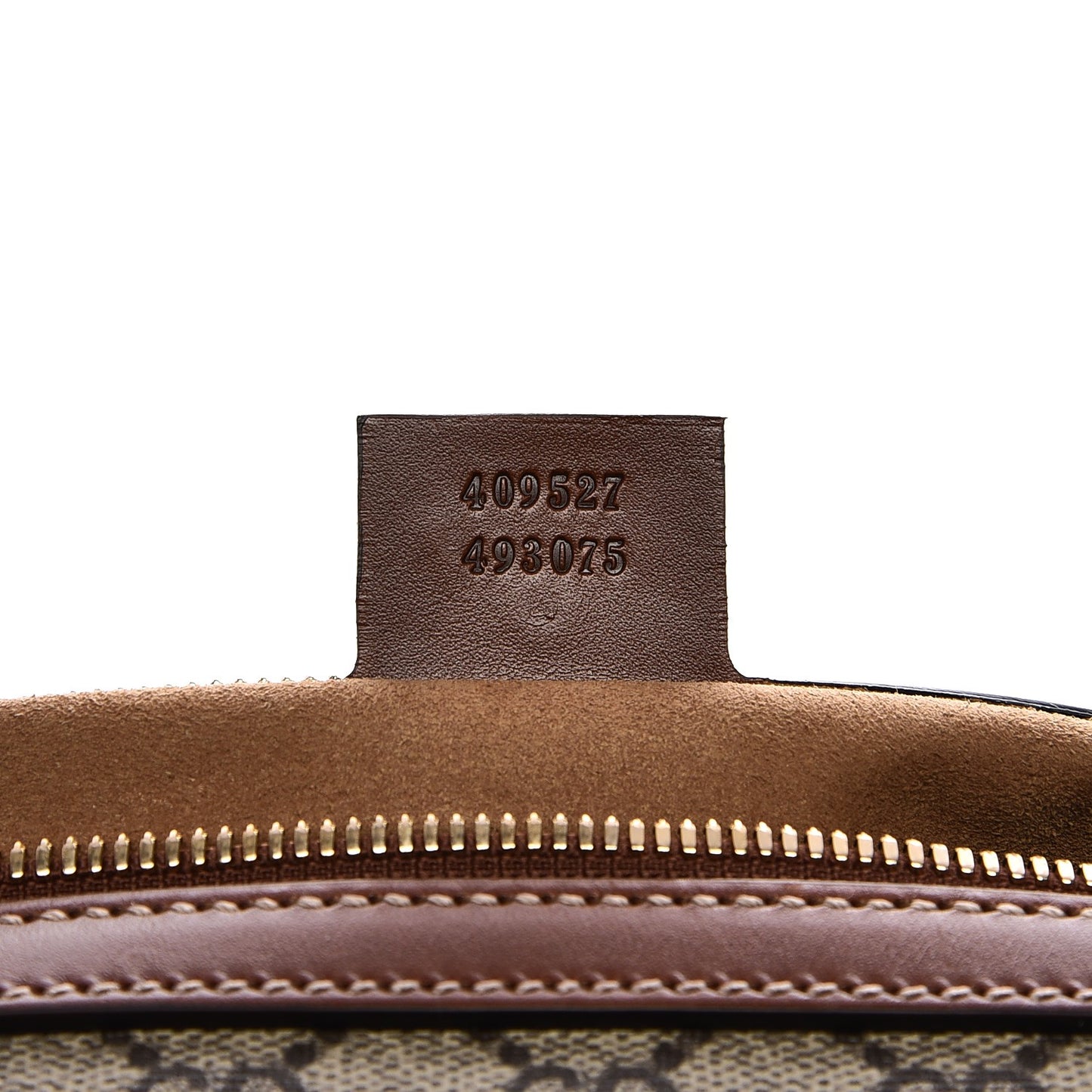 GG Supreme Monogram Medium Boston Beige Cuir