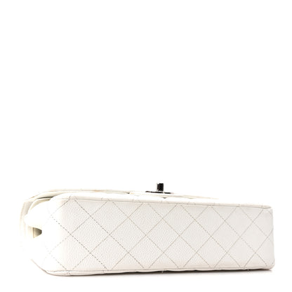 Chanel Caviar Quilted Medium Double Flap Ivory 4 of 10