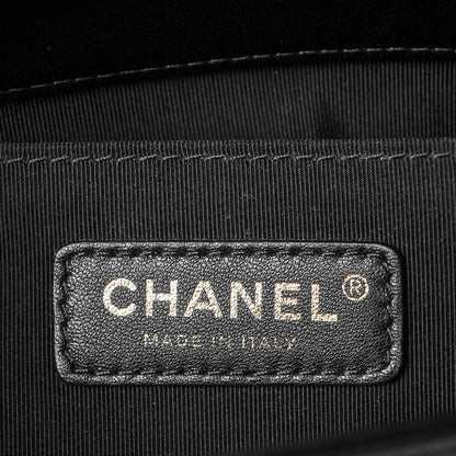 Chanel Lambskin Quilted Medium Boy Flap Black 5 of 14