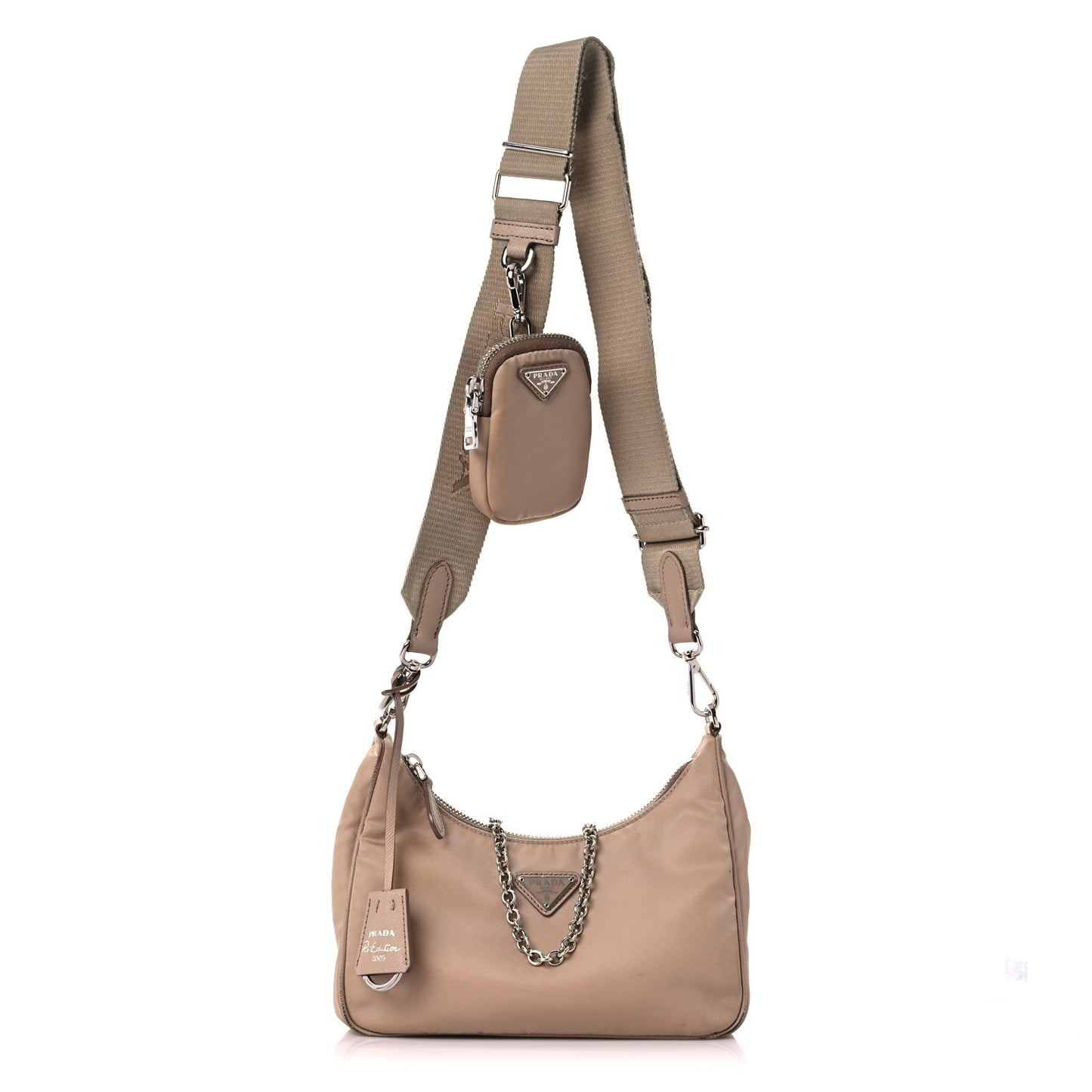 Nylon Re-Edition 2005 Shoulder Bag Cammeo