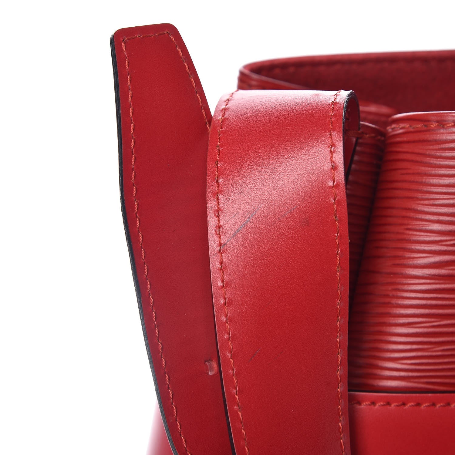 Louis Vuitton Epi Sac D'Epaule Rouge 10 of 10
