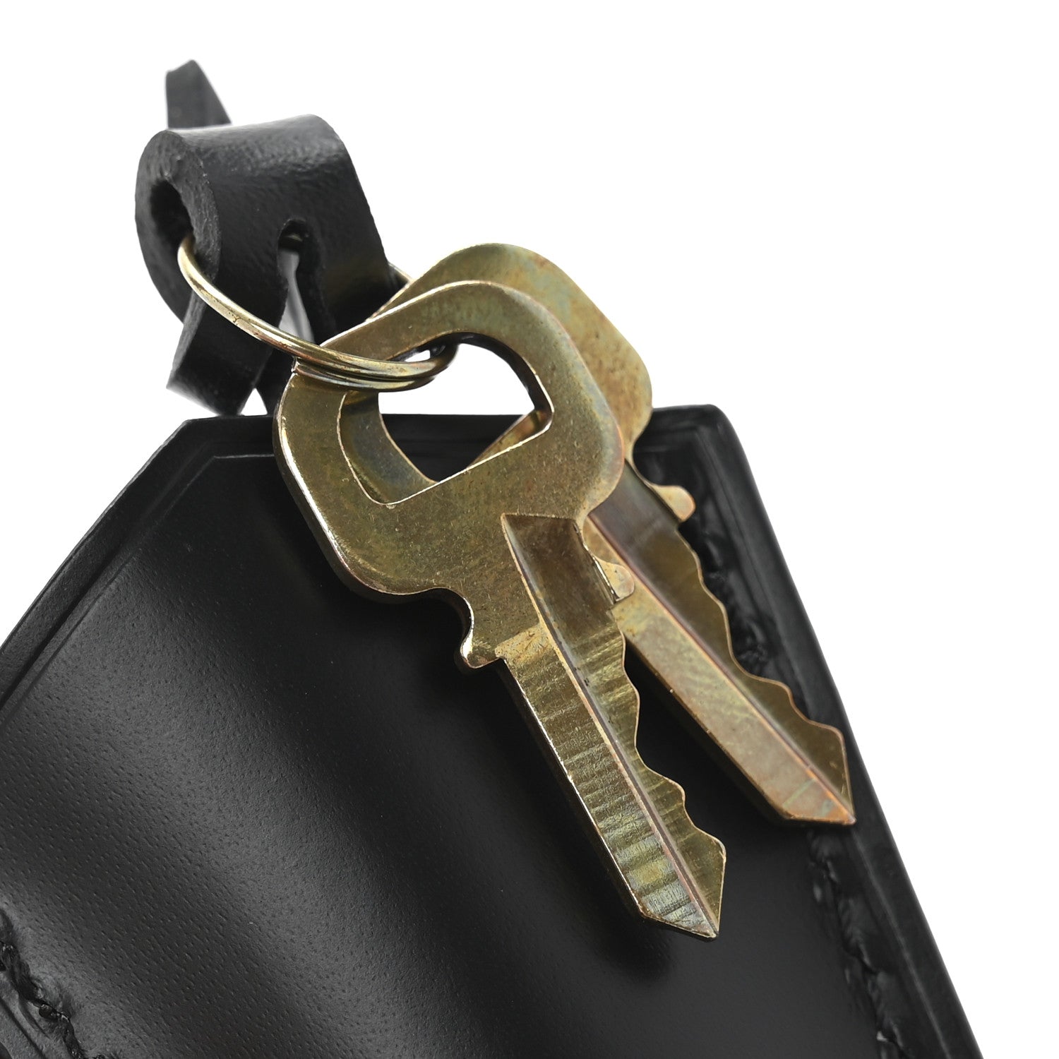 Louis Vuitton Calfskin Clochette Key Bell Holder Black 4 of 4