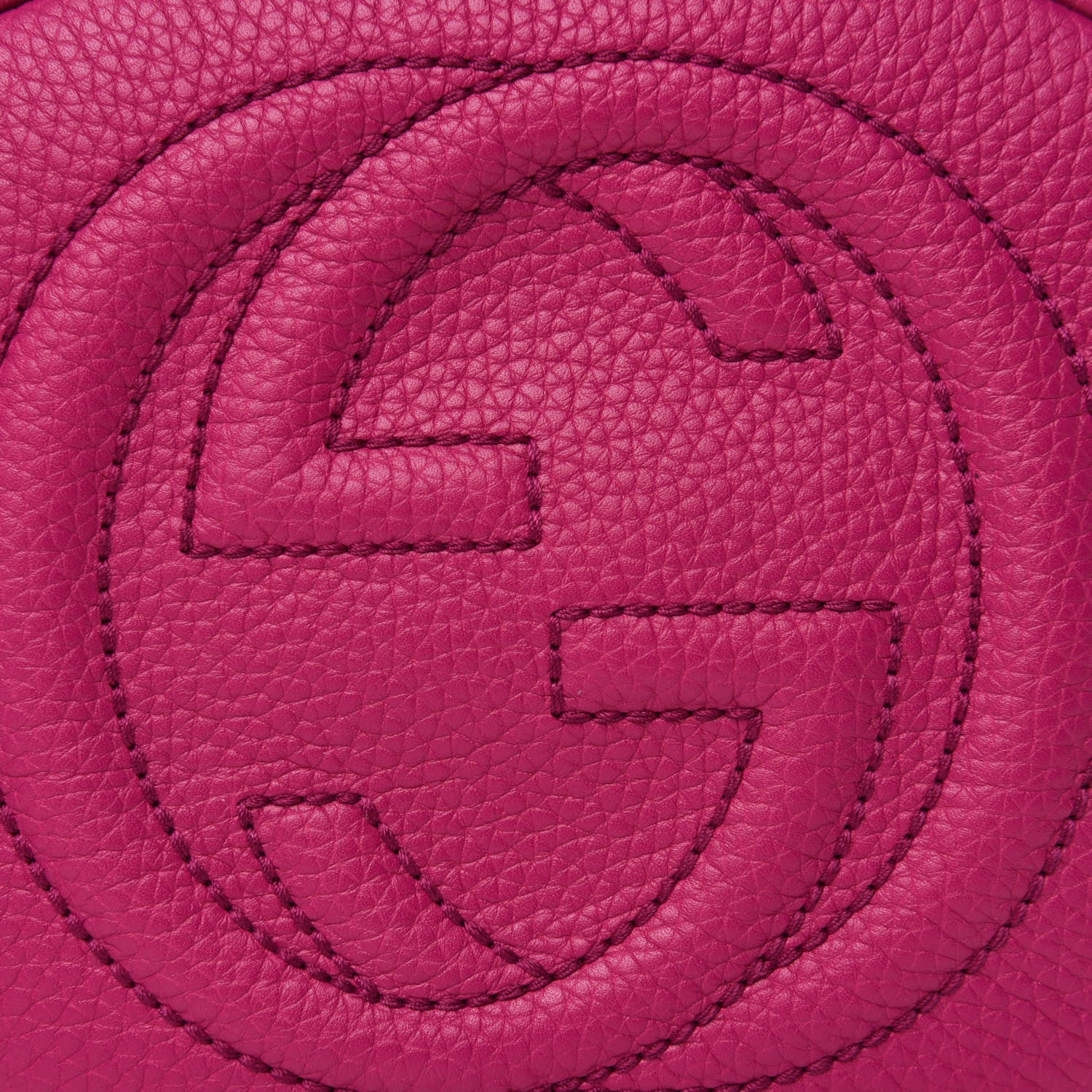 Gucci Cellarius Calfskin Mini Soho Chain Bag Bright Bouganville 10 of 11
