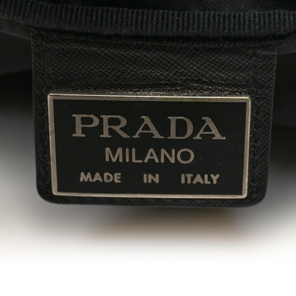 Prada Tessuto Nylon Saffiano Viaggio Duffle Black 5 of 14