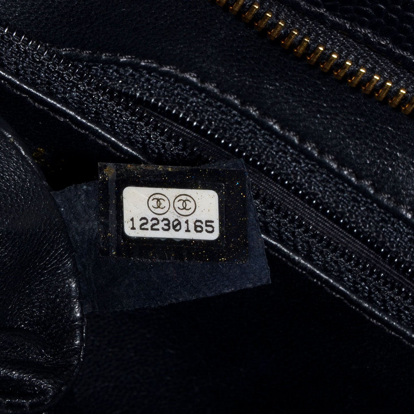 Caviar Medallion Tote Black
