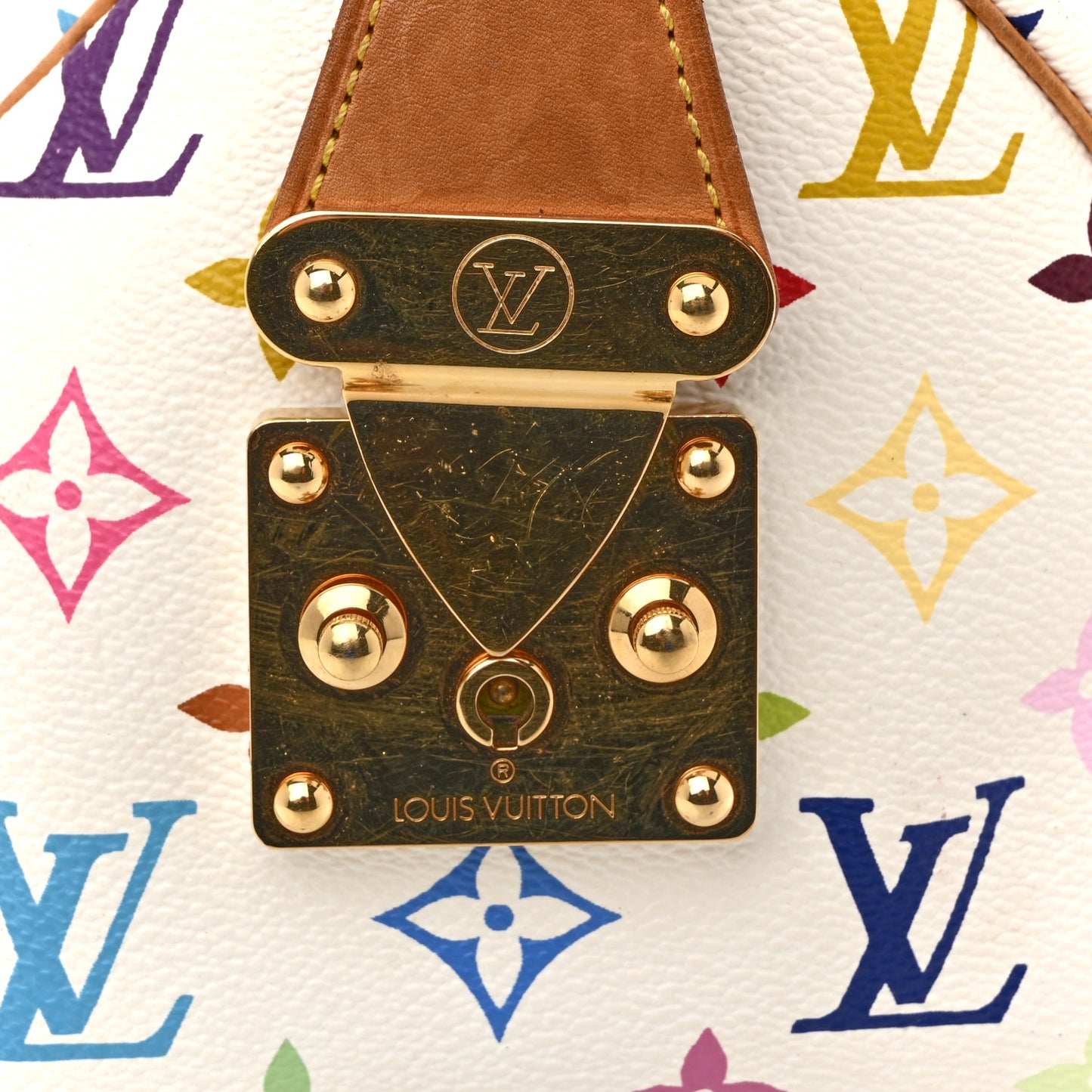 Monogram Multicolor Speedy 30 White