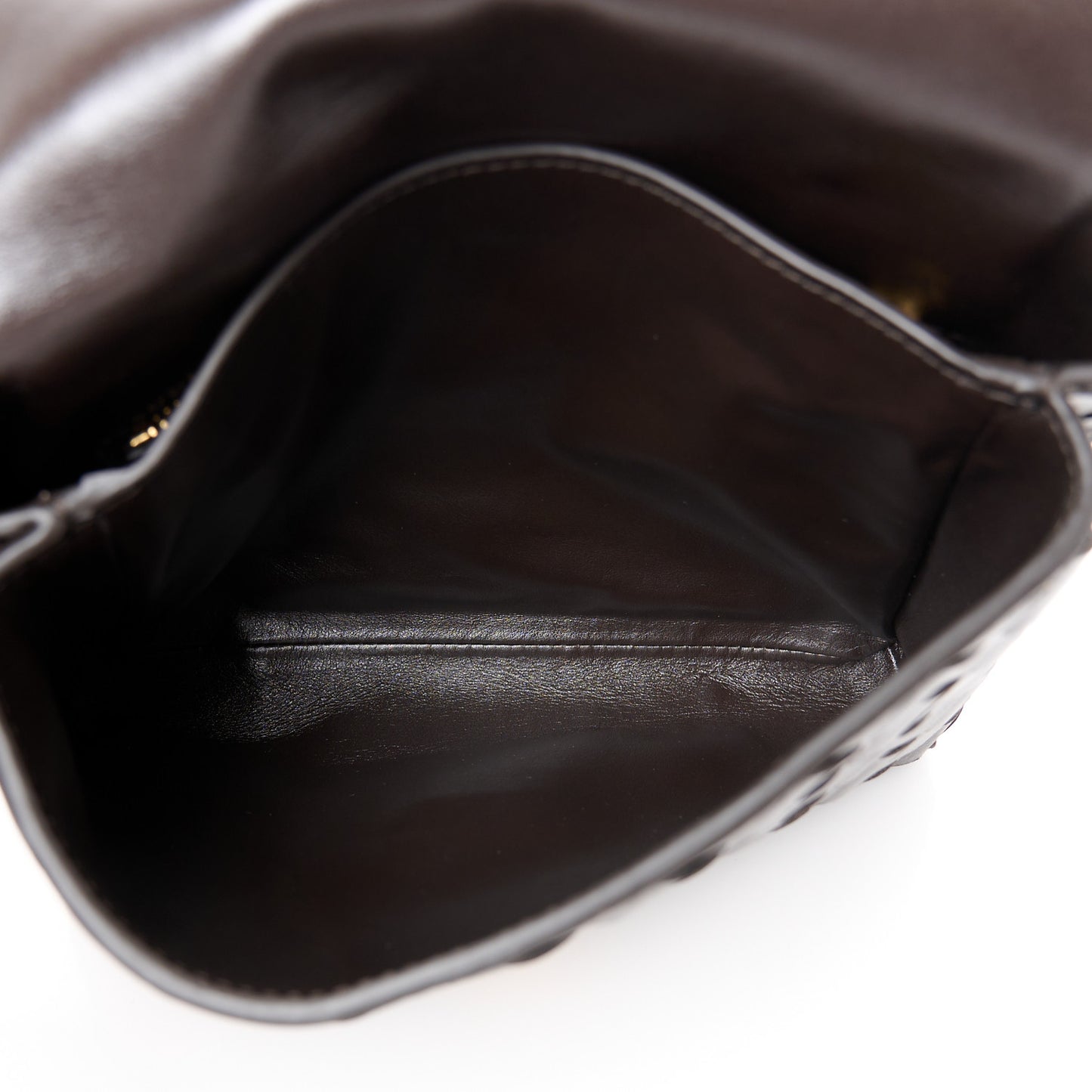 Lambskin Intrecciato Mini Crossbody Bag Fondant