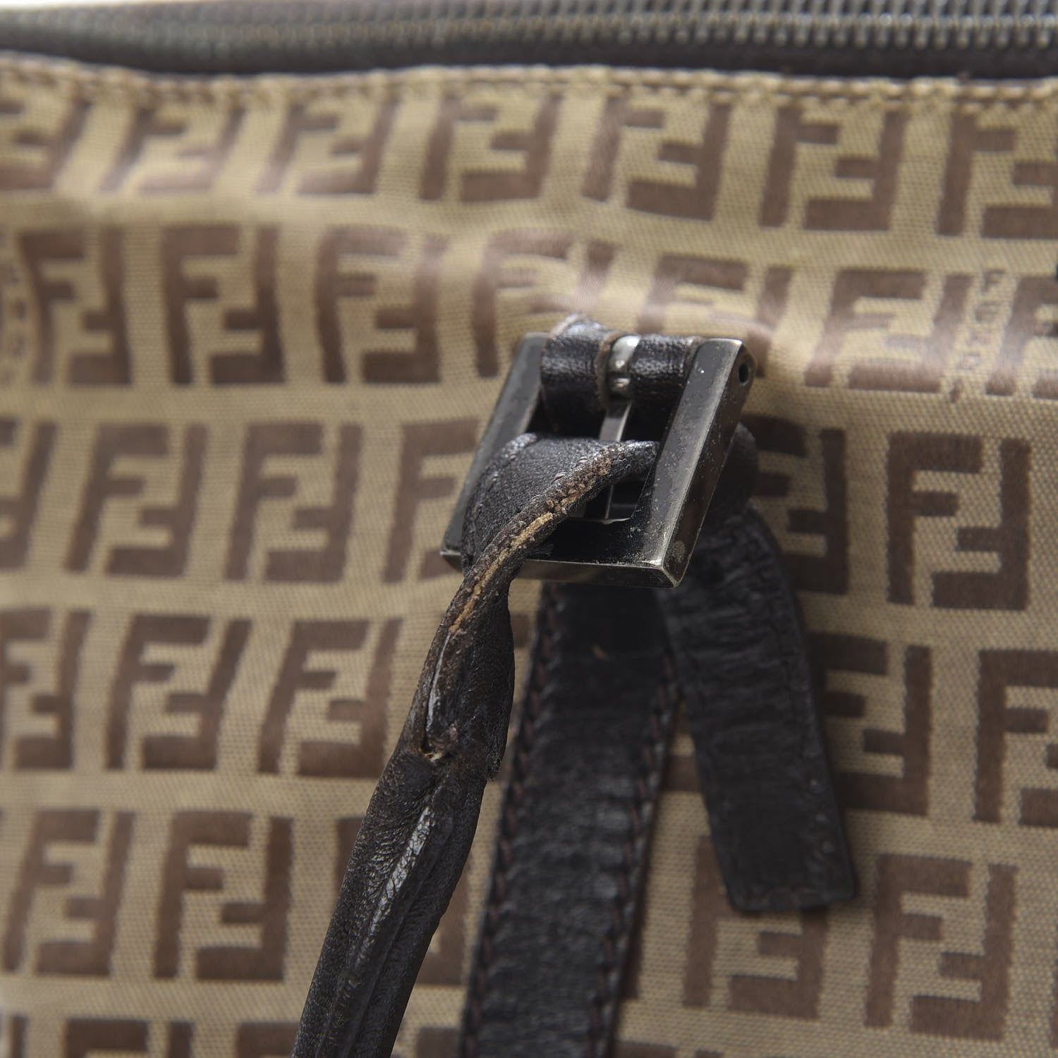 Fendi Zucchino Tote Brown 14 of 17