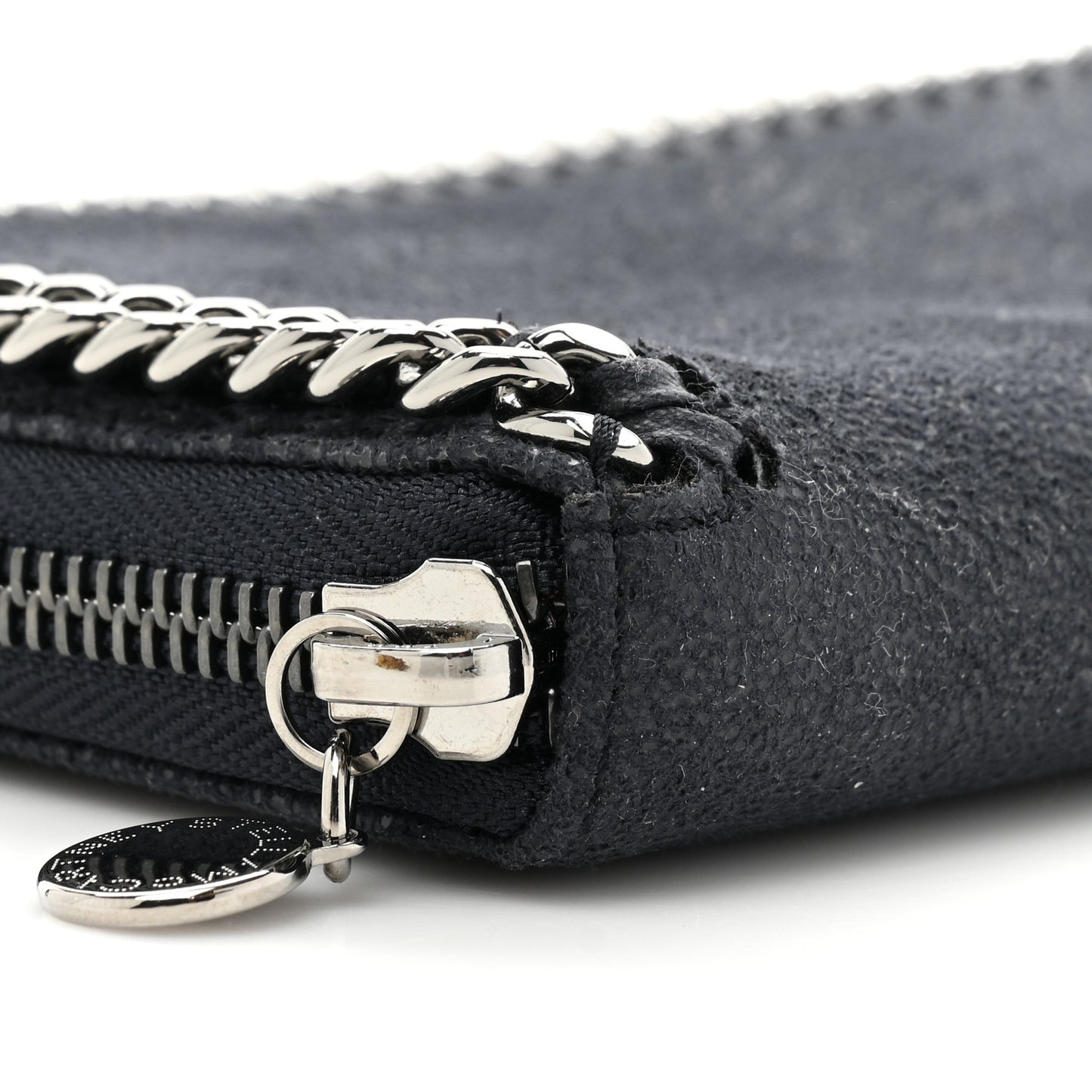 Shaggy Deer Falabella Zip Around Wallet Navy