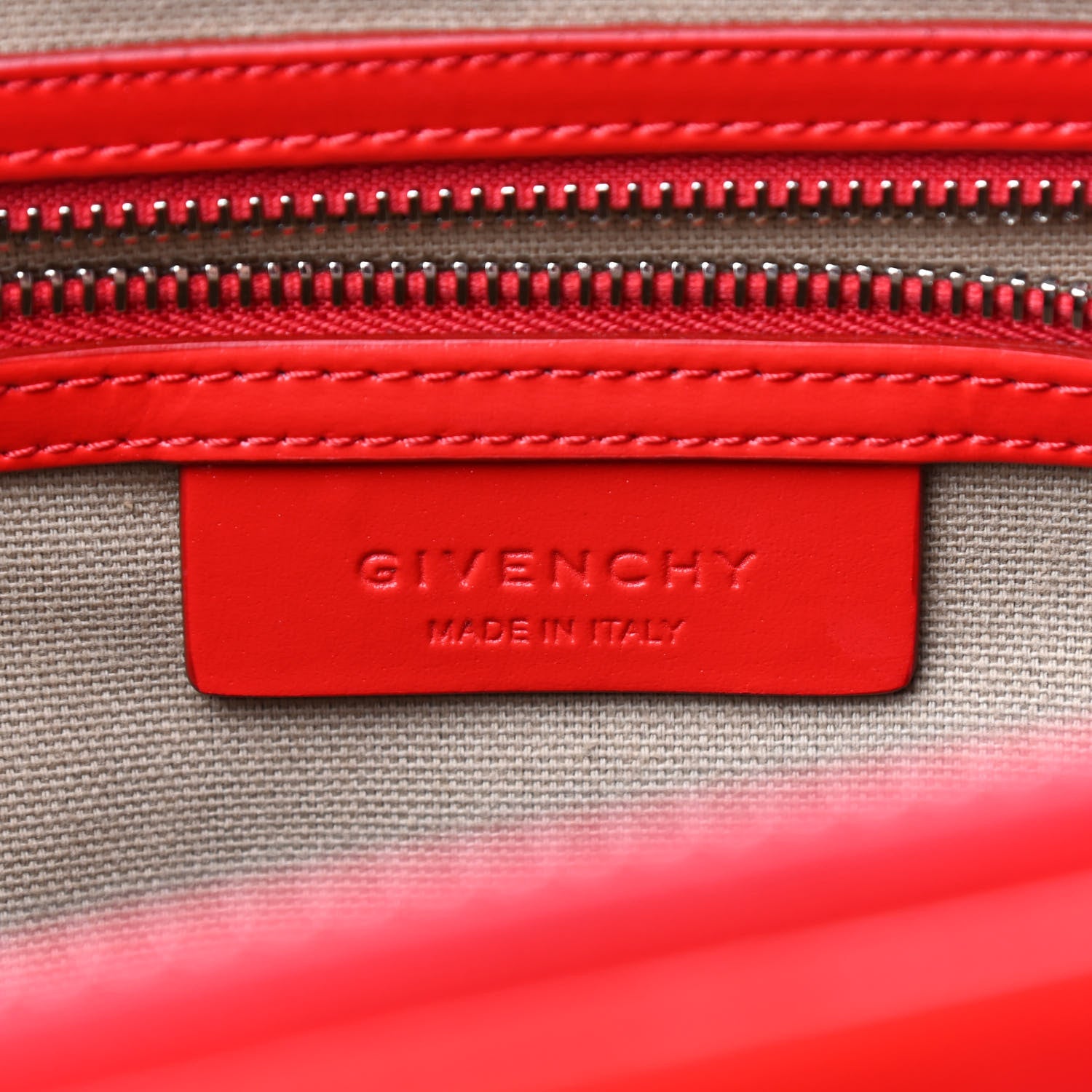Givenchy Shiny Lord Calfskin Medium Antigona Medium Red 6 of 9