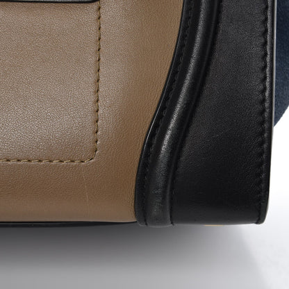 Celine Smooth Calfskin Suede Mini Tri-Color Luggage Beige 11 of 17