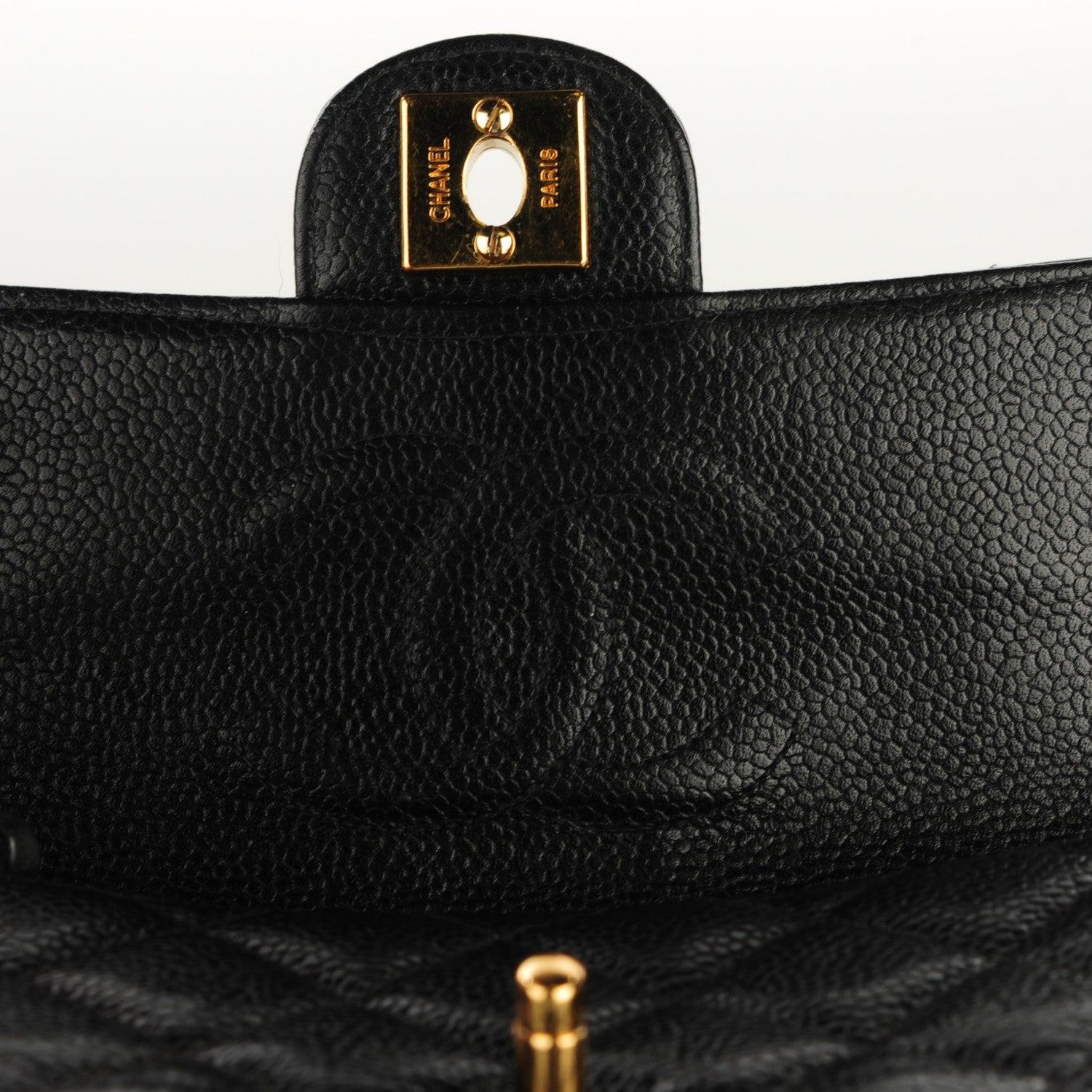 Chanel Caviar Quilted Mini Square Flap Black 8 of 9