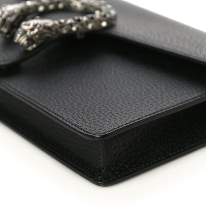 Gucci Dollar Calfskin Crystal Dionysus Clutch Wristlet Black Black Diamond 11 of 11