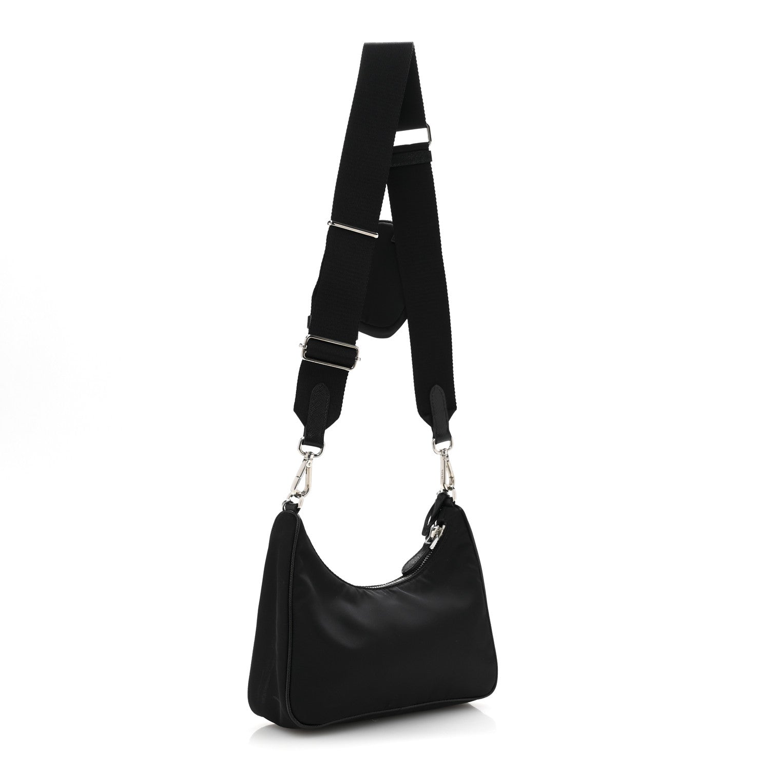 Prada Nylon Re-Edition 2005 Shoulder Bag Black 3 of 14