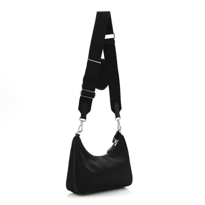 Prada Nylon Re-Edition 2005 Shoulder Bag Black 3 of 14
