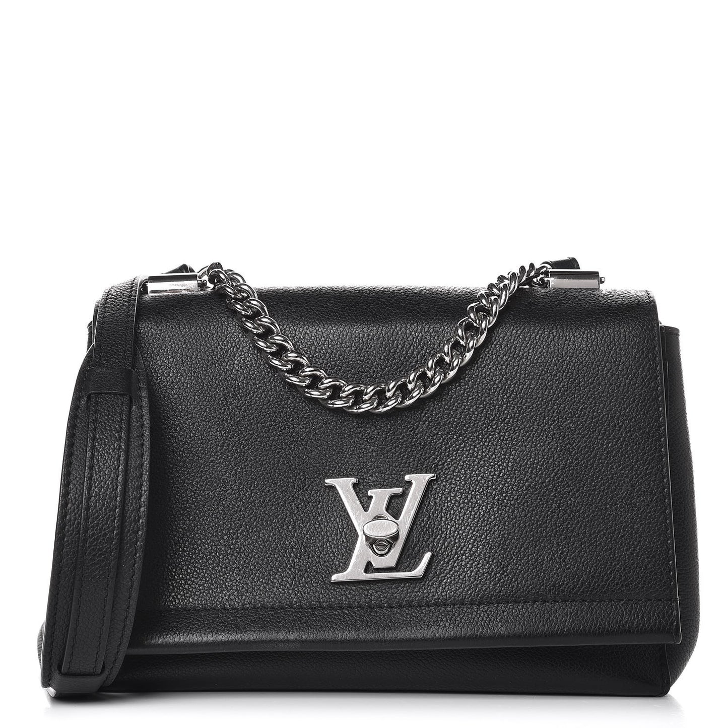 Calfskin Lockme II Chain Bag BB Black