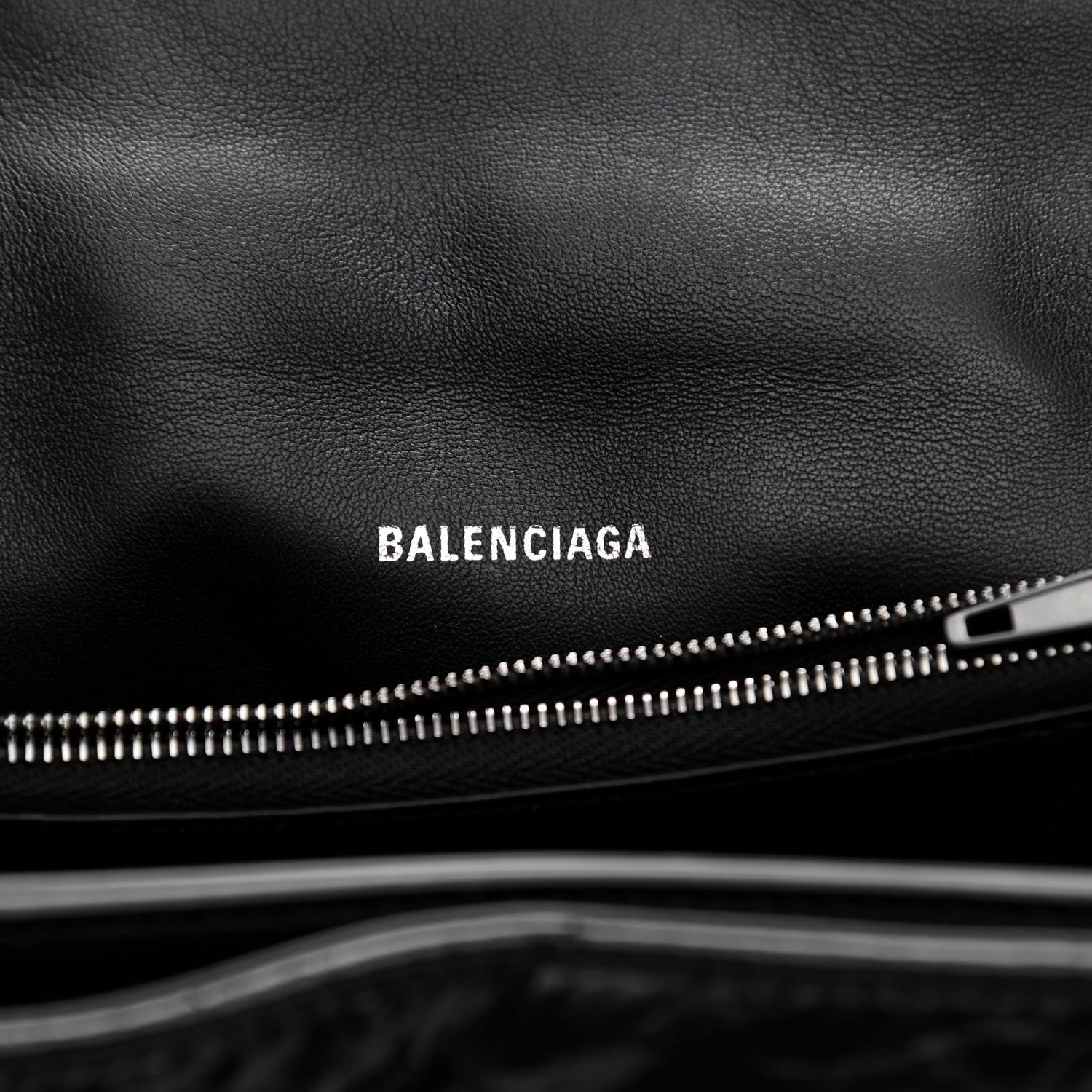 Balenciaga Crushed Calfskin Quilted Matte Black Hardware Small Crush Chain Bag Black 6 of 9