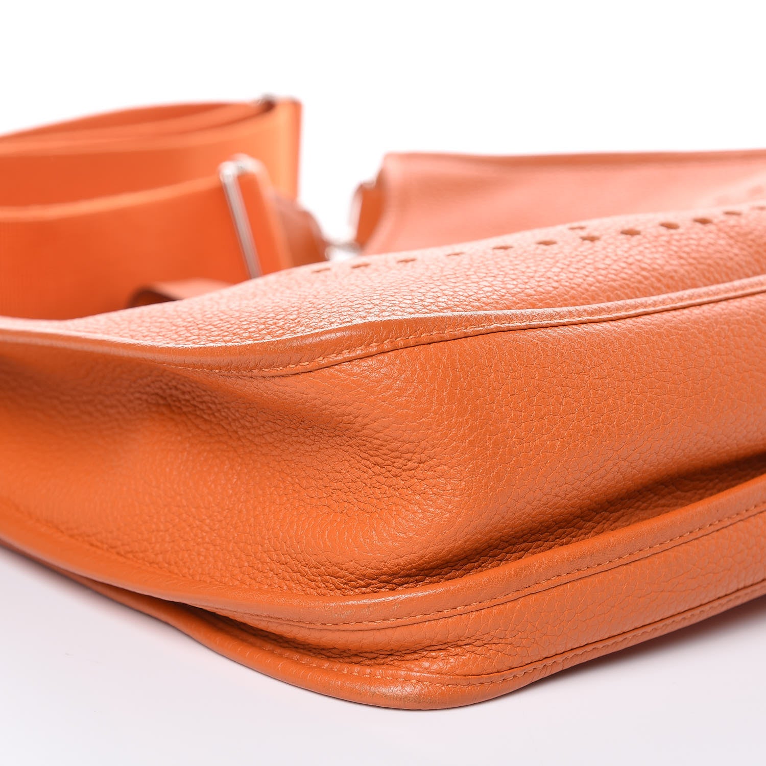 Hermes Taurillon Clemence Evelyne III GM Orange 9 of 13