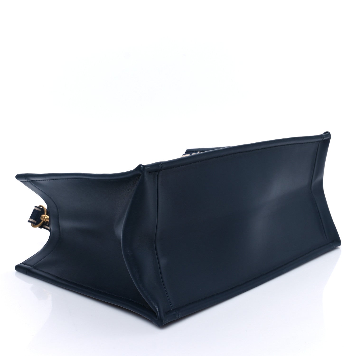 Christian Dior Oblique Calfskin Medium Book Tote With Strap Blue Multicolor 4 of 11