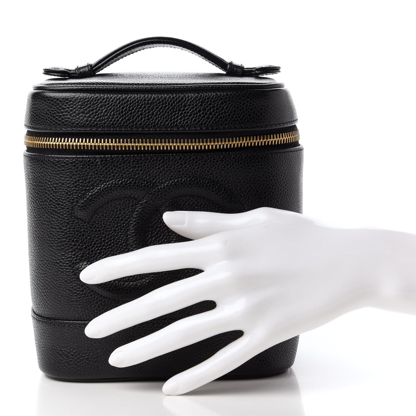 Caviar Cosmetic Vanity Bag Black