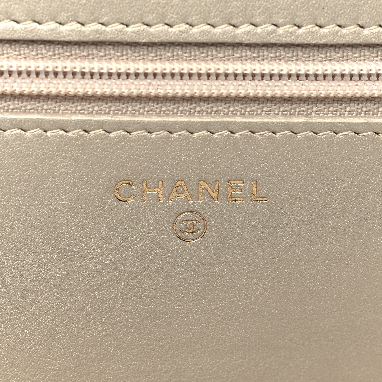 Chanel Metallic Python Boy Wallet on Chain WOC Gold Multicolor 6 of 12