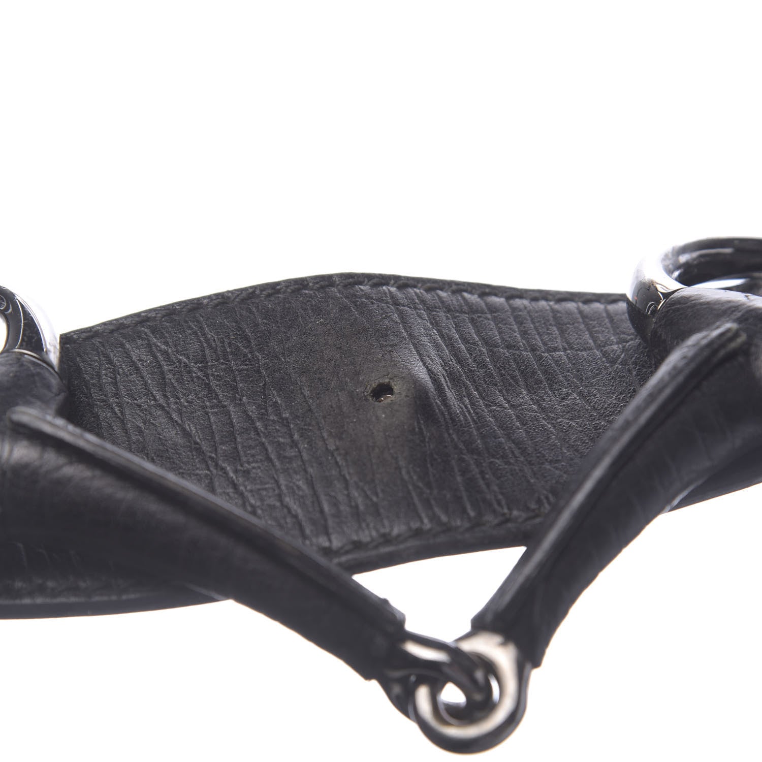 Gucci Monogram Medium Horsebit Chain Hobo Black 10 of 16