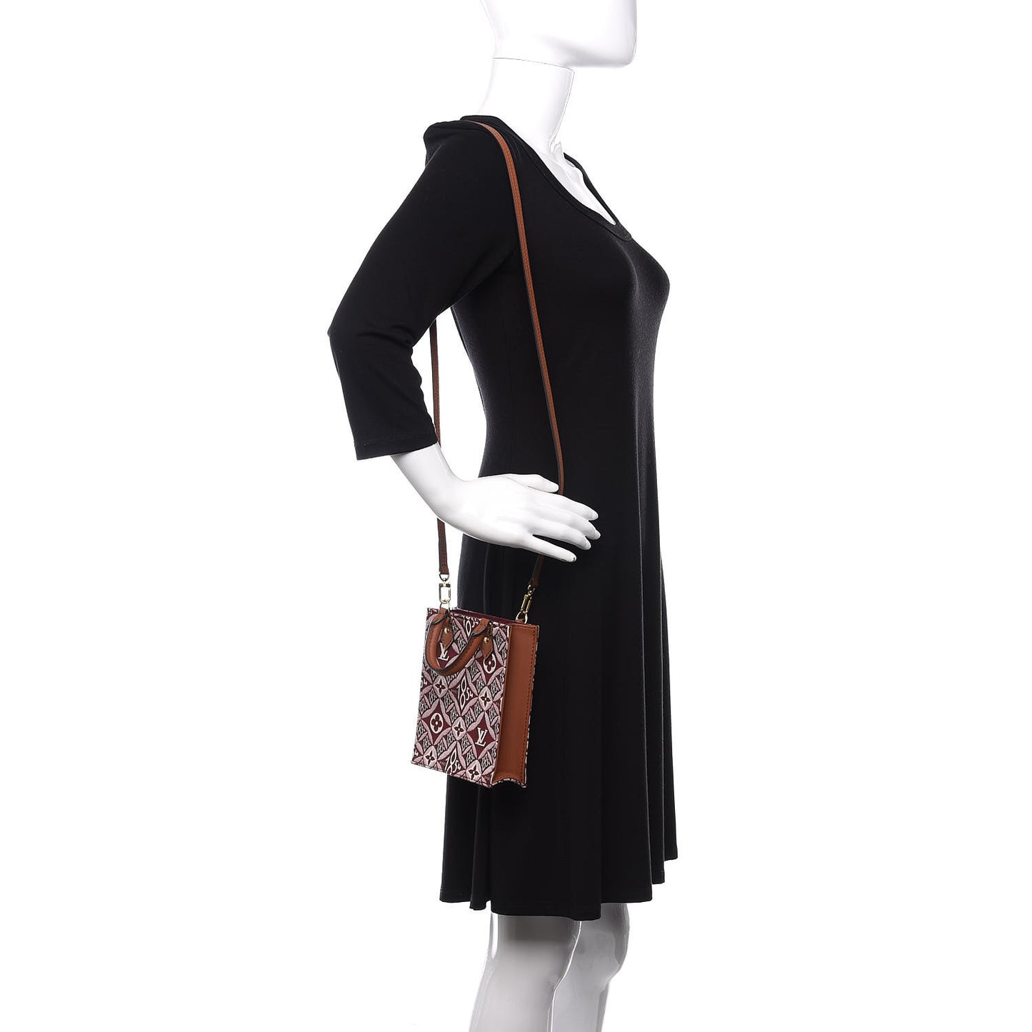 Jacquard Since 1854 Petit Sac Plat Bordeaux