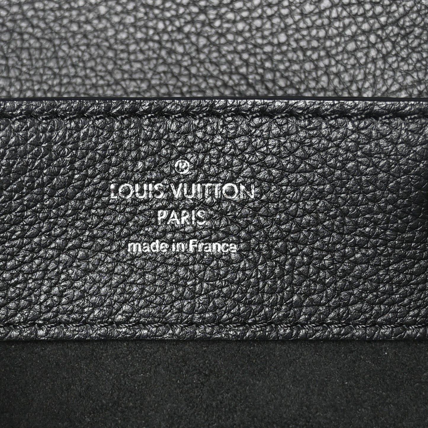 Calfskin Lockme Mini Backpack Black
