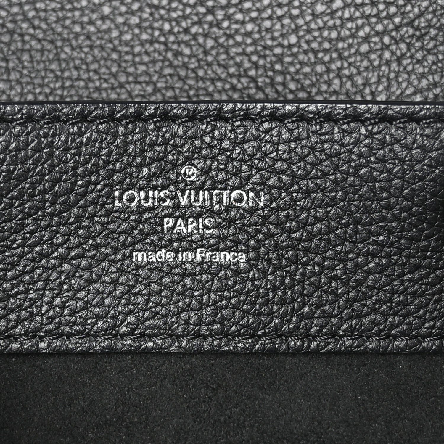 Louis Vuitton Calfskin Lockme Mini Backpack Black 5 of 10