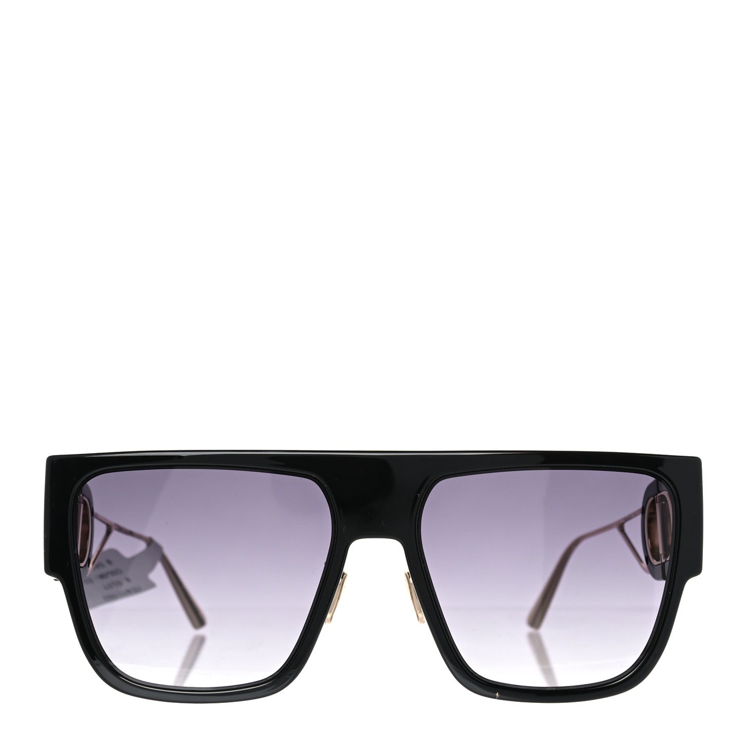Acetate Square 30 Montaigne Sunglasses Black