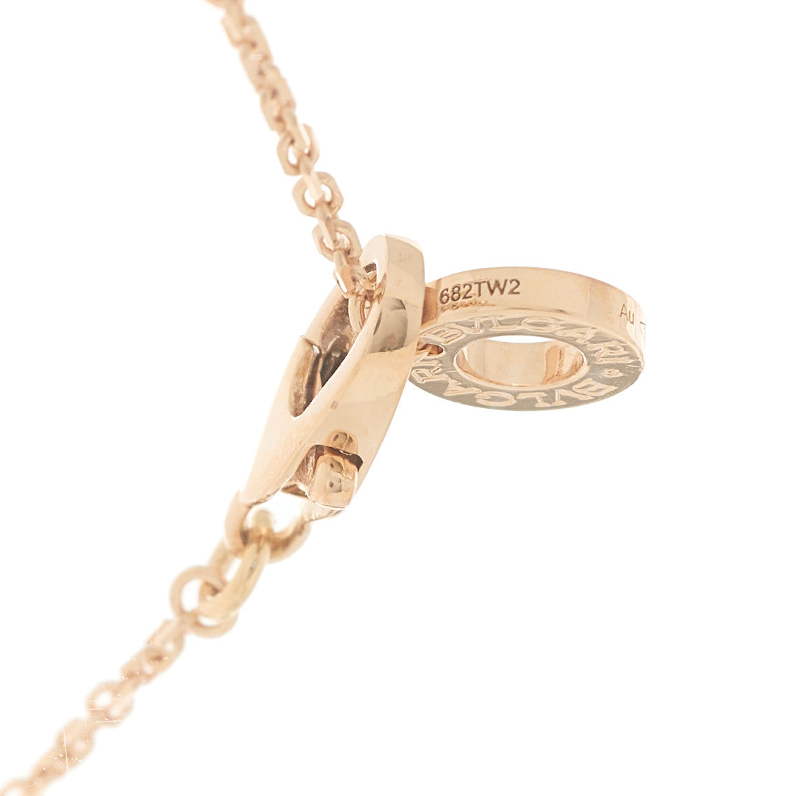 Bulgari 18K Rose Gold Diamond Black Onyx Divas' Dream Pendant Necklace 4 of 7