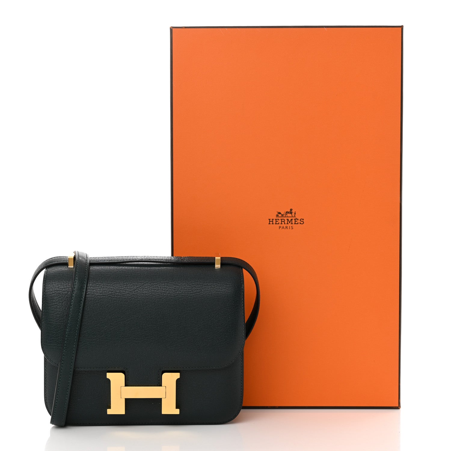Hermes Chevre Mysore Constance 18 Vert Cypress 1663696 – FASHIONPHILE
