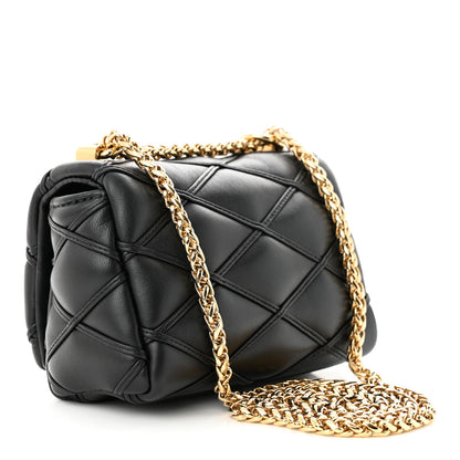 Louis Vuitton Lambskin Malletage Pico GO-14 Black 5 of 12