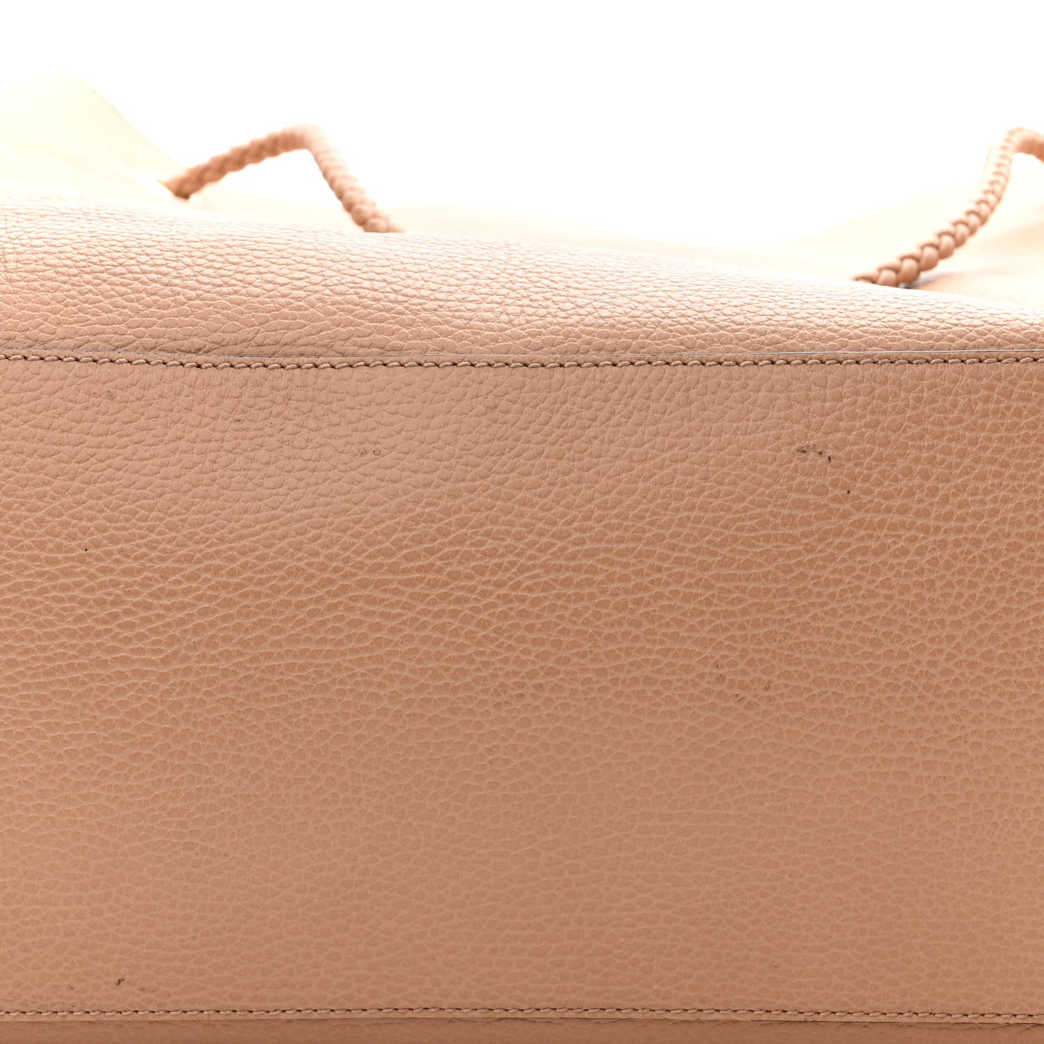 Gucci Calfskin Large Gifford Braided Handle Tote Rose Beige 11 of 12