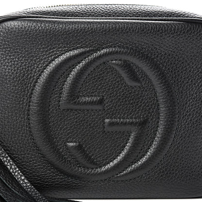 Gucci Pebbled Calfskin Small Soho Disco Bag Black 7 of 9