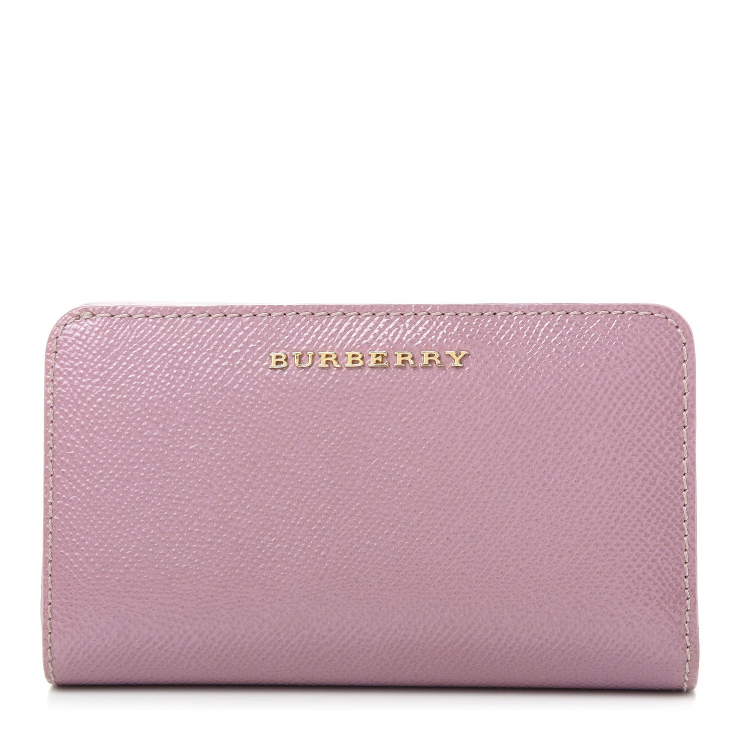 Patent London Bi-Fold Compact Wallet Pink