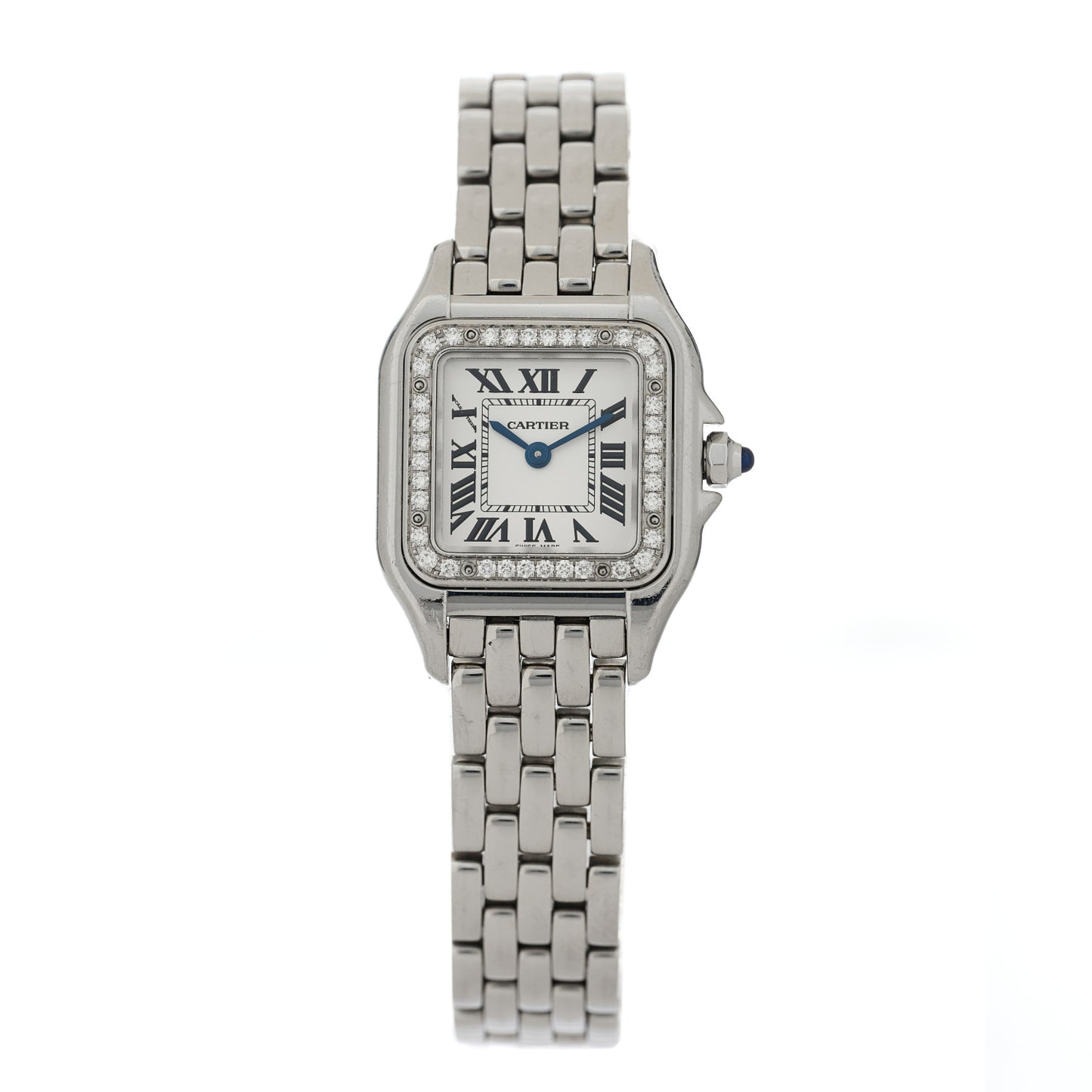 Stainless Steel Diamond 22mm Panthere Quartz Watch