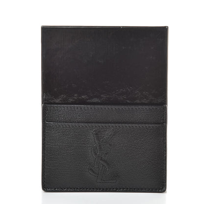 Saint Laurent Textured Calfskin Belle De Jour Card Case Black 8 of 8