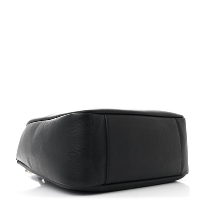Saint Laurent Smooth Calfskin Large Le 5 A 7 Soft Hobo Black 4 of 10