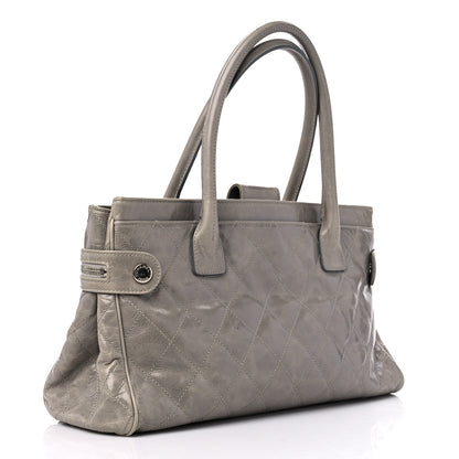 Chanel Glazed Calfskin Small New Portobello Grey 4 of 17