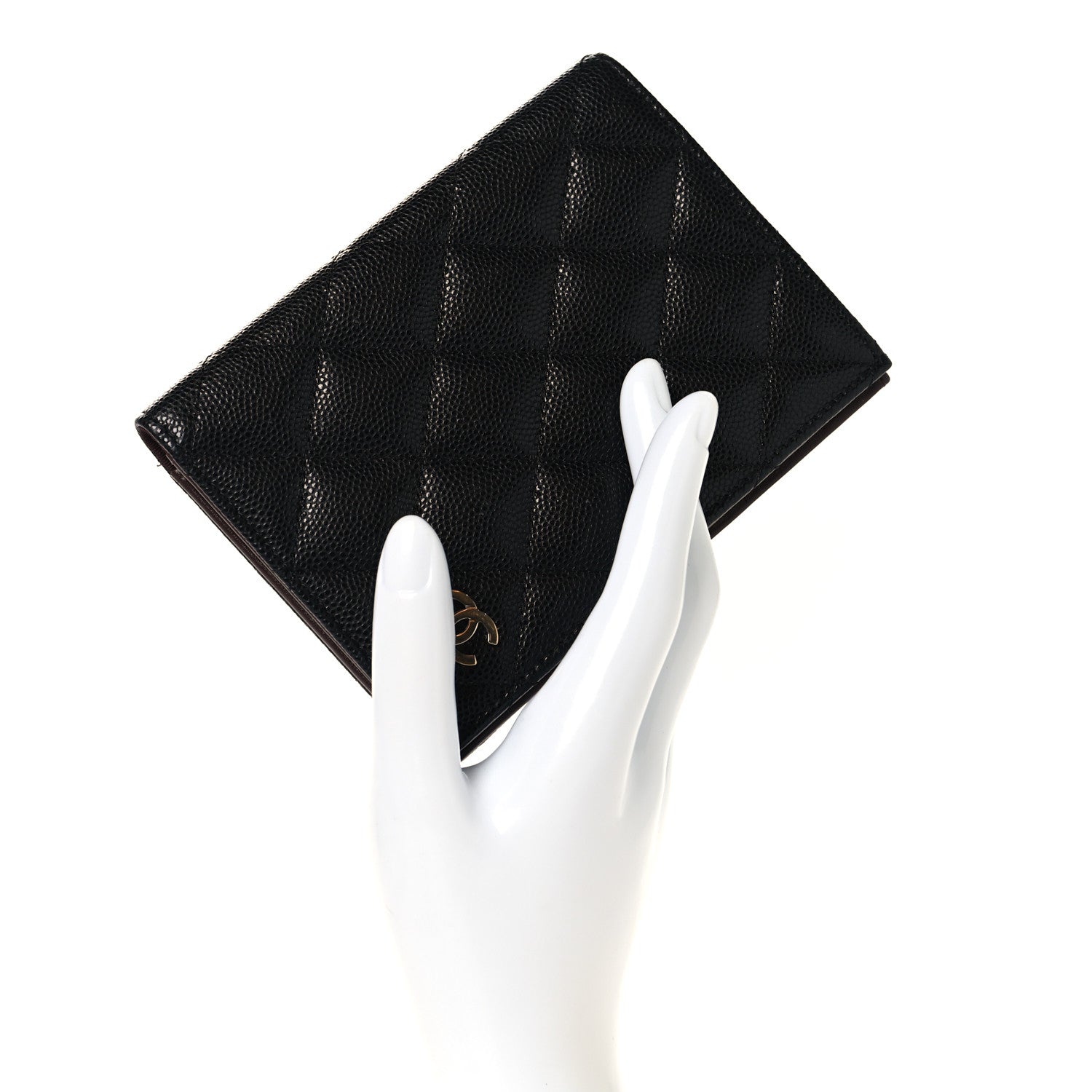 Chanel Caviar Quilted Passport Holder Black 2 of 8