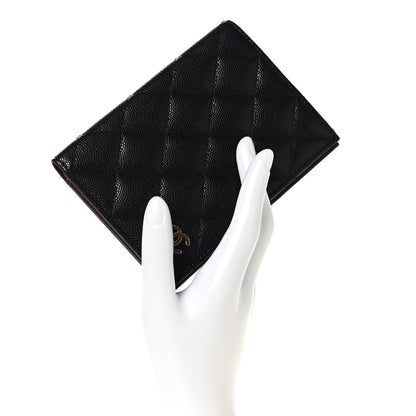 Chanel Caviar Quilted Passport Holder Black 2 of 8